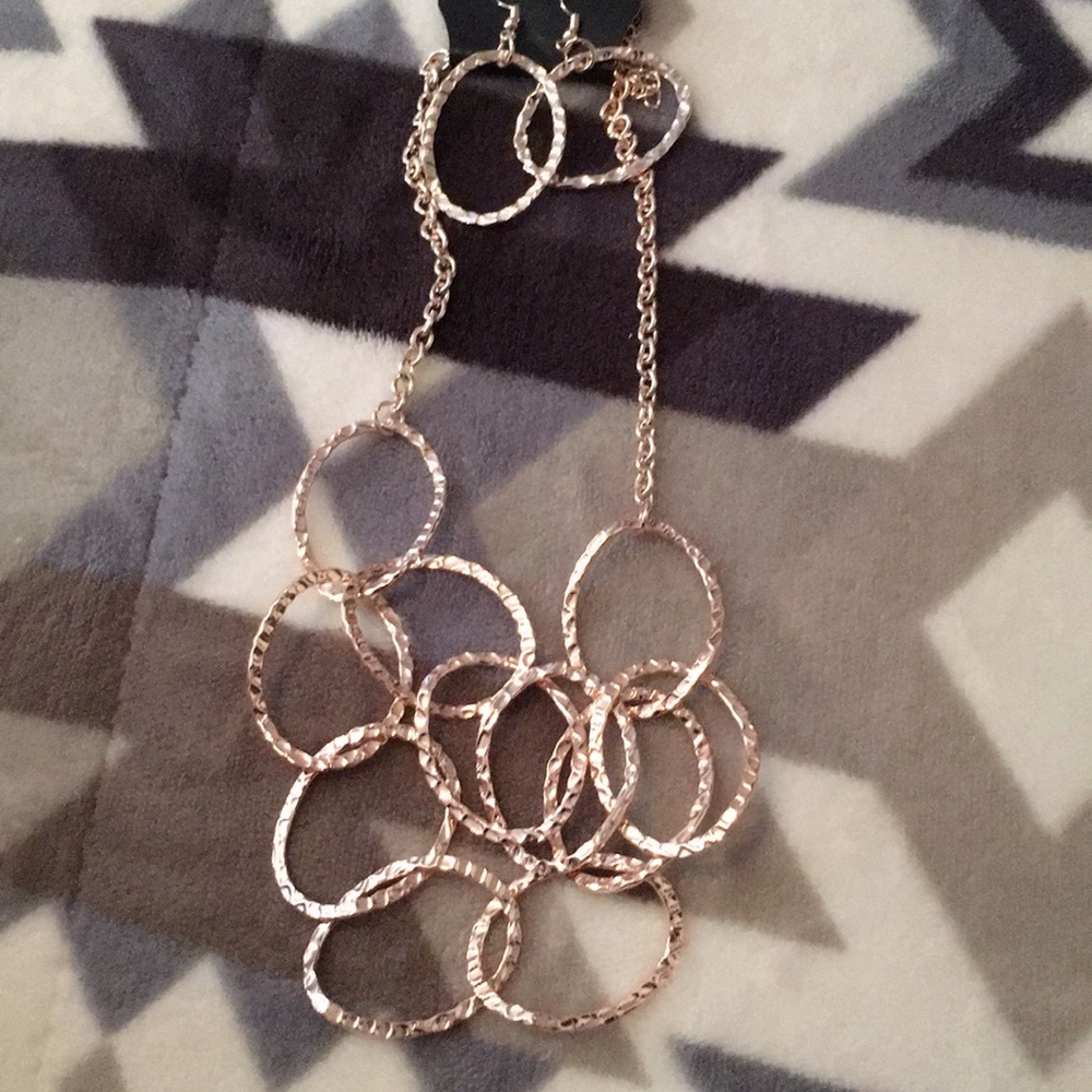 Brand new necklace with earrings